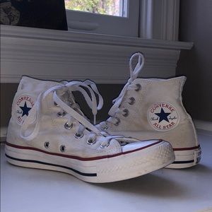 White high top converse